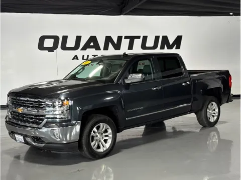 Gray 2017 Chevrolet Silverado 1500 Crew Cab LTZ Pickup 4D 5 3/4 ft for sale in Garden Grove, CA