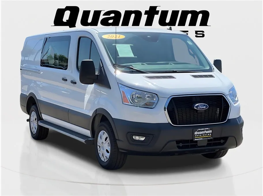White 2021 Ford Transit 250 Cargo Van Low Roof w/RWB Van 3D for sale in Garden Grove, CA