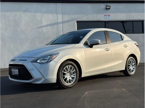 White 2020 Toyota Yaris L Sedan 4D for sale in Garden Grove, CA