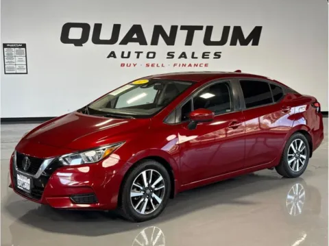 Red 2021 Nissan Versa SV Sedan 4D for sale in Garden Grove, CA