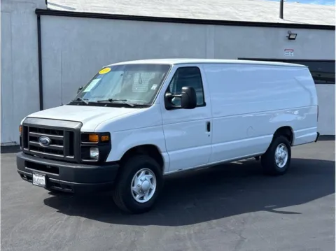 White 2014 Ford E250 Cargo Extended Van 3D for sale in Garden Grove, CA
