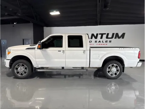 Photos of 2015 Ford F250 Super Duty Crew Cab Platinum Pickup 4D 6 3/4 ft for sale in Garden Grove, CA at Quantum Auto Sales - Garden Grove