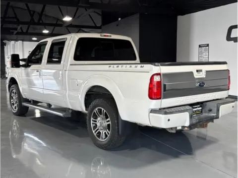 Another view of 2015 Ford F250 Super Duty Crew Cab Platinum Pickup 4D 6 3/4 ft for sale in Garden Grove, CA at Quantum Auto Sales - Garden Grove