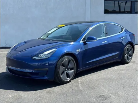 Blue 2018 Tesla Model 3 Long Range Sedan 4D for sale in Garden Grove, CA