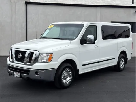White 2017 Nissan NV3500 HD Passenger SL Van 3D for sale in Garden Grove, CA