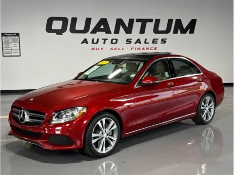 Red 2017 Mercedes-benz C-Class C 300 Sedan 4D for sale in Garden Grove, CA