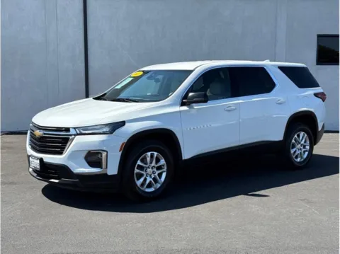 White 2023 Chevrolet Traverse LS Sport Utility 4D for sale in Garden Grove, CA