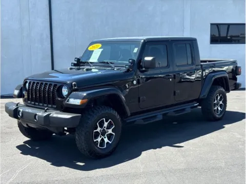 Black 2021 Jeep Gladiator Sport S Pickup 4D 5 ft for sale in Garden Grove, CA