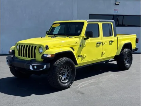 Yellow 2023 Jeep Gladiator Sport S Pickup 4D 5 ft for sale in Garden Grove, CA