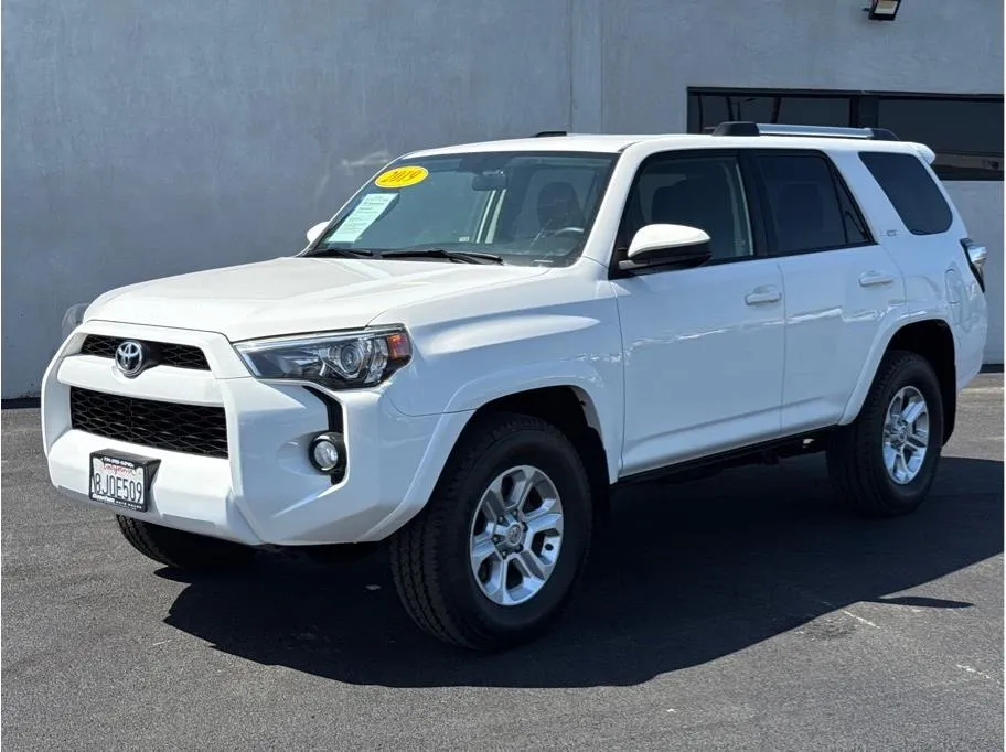 White 2019 Toyota 4Runner SR5 Sport Utility 4D for sale in Garden Grove, CA
