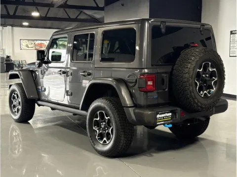 Another view of 2021 Jeep Wrangler Unlimited 4xe Rubicon 4xe Sport Utility 4D for sale in Garden Grove, CA at Quantum Auto Sales - Garden Grove