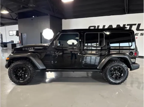 Photos of 2021 Jeep Wrangler Unlimited Willys Sport Utility 4D for sale in Garden Grove, CA at Quantum Auto Sales - Garden Grove
