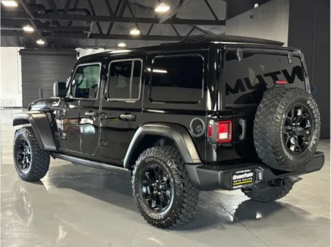 Another view of 2021 Jeep Wrangler Unlimited Willys Sport Utility 4D for sale in Garden Grove, CA at Quantum Auto Sales - Garden Grove