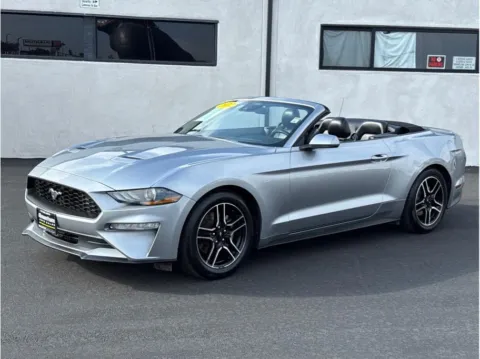 Silver 2022 Ford Mustang EcoBoost Premium Convertible 2D for sale in Garden Grove, CA