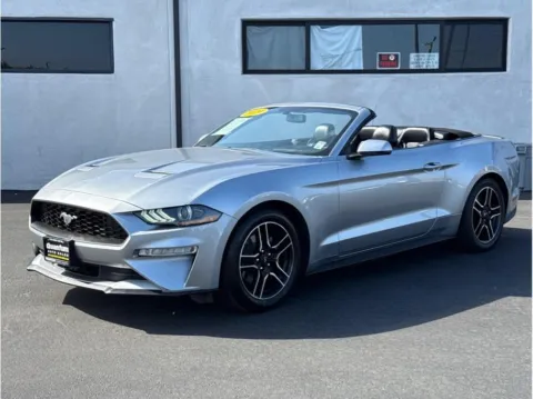 Silver 2020 Ford Mustang EcoBoost Premium Convertible 2D for sale in Garden Grove, CA