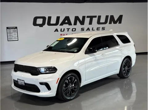 White 2021 Dodge Durango SXT Plus Sport Utility 4D for sale in Garden Grove, CA