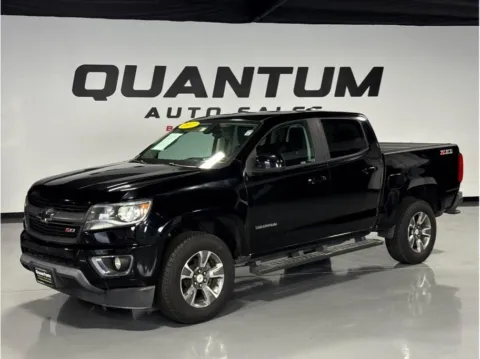 Black 2017 Chevrolet Colorado Crew Cab Z71 Pickup 4D 5 ft for sale in Garden Grove, CA