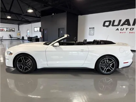Photos of 2022 Ford Mustang EcoBoost Premium Convertible 2D for sale in Garden Grove, CA at Quantum Auto Sales - Garden Grove