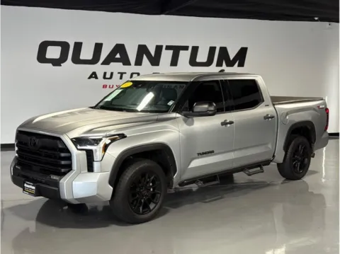 Silver 2022 Toyota Tundra CrewMax SR5 Pickup 4D 5 1/2 ft for sale in Garden Grove, CA
