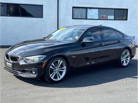 Black 2018 BMW 4 Series 430i Gran Coupe Sedan 4D for sale in Garden Grove, CA
