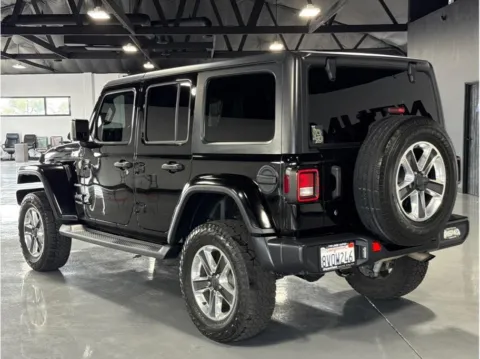 Another view of 2020 Jeep Wrangler Unlimited Sahara Sport Utility 4D for sale in Garden Grove, CA at Quantum Auto Sales - Garden Grove