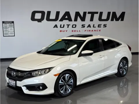 White 2017 Honda Civic EX-T Sedan 4D for sale in Garden Grove, CA