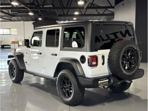 Another view of 2022 Jeep Wrangler Unlimited Willys Sport Utility 4D for sale in Garden Grove, CA at Quantum Auto Sales - Garden Grove