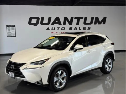 White 2017 Lexus NX 200t Sport Utility 4D for sale in Garden Grove, CA