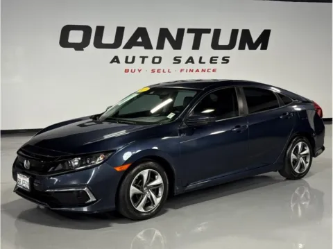 Blue 2020 Honda Civic LX Sedan 4D for sale in Garden Grove, CA