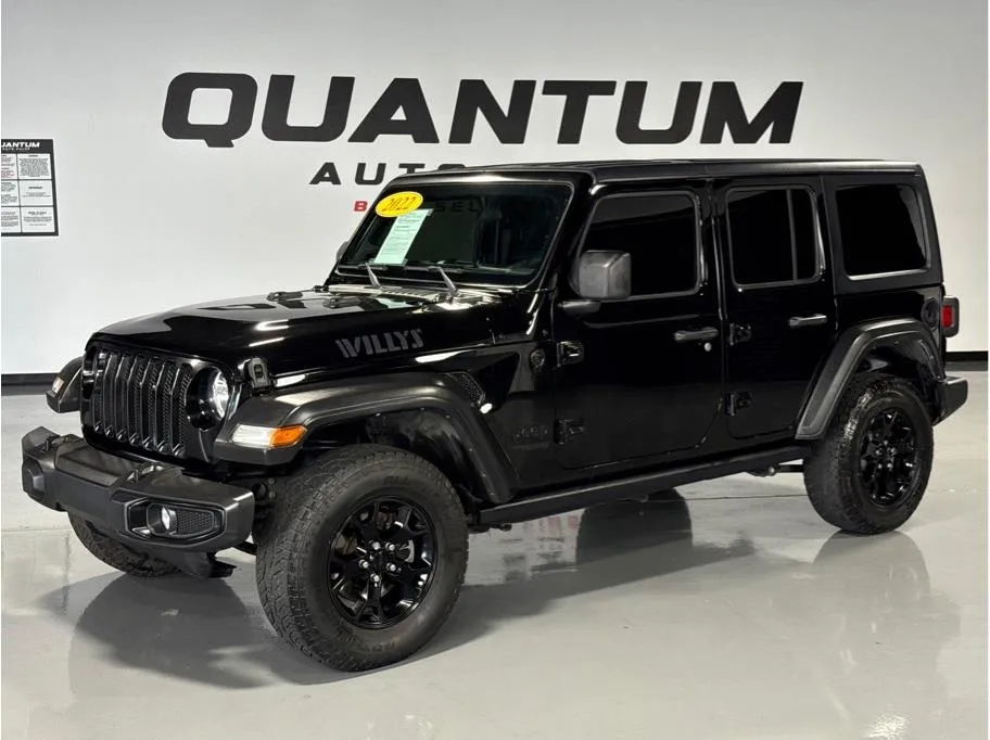 2022 Jeep Wrangler Unlimited Willys Sport SUV 4D for sale in Garden Grove, CA