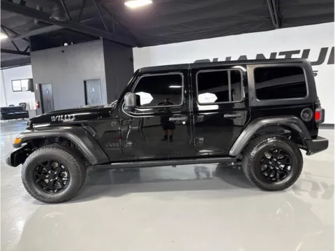 Photos of 2022 Jeep Wrangler Unlimited Willys Sport SUV 4D for sale in Garden Grove, CA at Quantum Auto Sales - Garden Grove