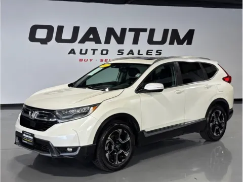 White 2017 Honda CR-V Touring Sport Utility 4D for sale in Garden Grove, CA