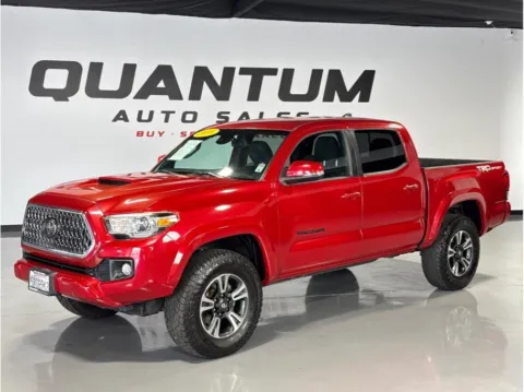 Red 2018 Toyota Tacoma Double Cab TRD Sport Pickup 4D 5 ft for sale in Garden Grove, CA