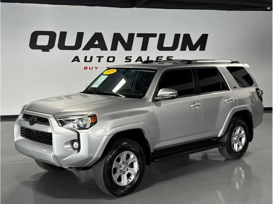 Silver 2019 Toyota 4Runner SR5 Premium Sport Utility 4D for sale in Garden Grove, CA