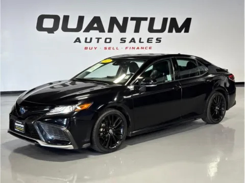Black 2021 Toyota Camry Hybrid XSE Sedan 4D for sale in Garden Grove, CA