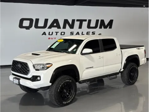 White 2020 Toyota Tacoma Double Cab TRD Sport Pickup 4D 5 ft for sale in Garden Grove, CA