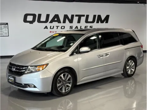 Silver 2015 Honda Odyssey Touring Minivan 4D for sale in Garden Grove, CA