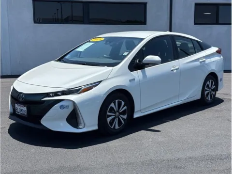 White 2019 Toyota Prius Prime Plus Hatchback 4D for sale in Garden Grove, CA