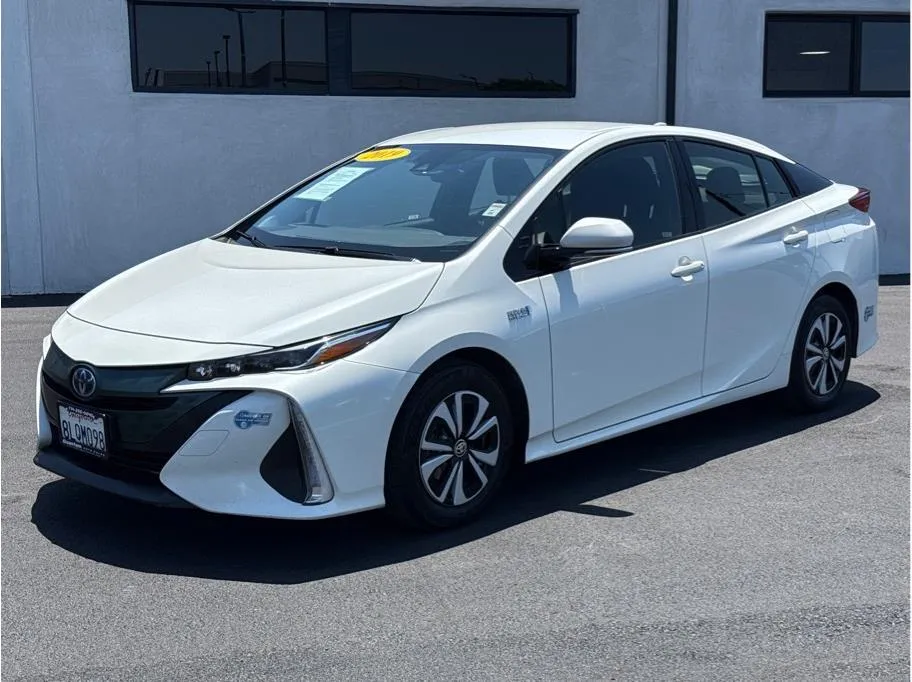 White 2019 Toyota Prius Prime Plus Hatchback 4D for sale in Garden Grove, CA