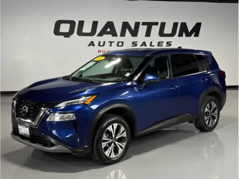 Blue 2021 Nissan Rogue SV Sport Utility 4D for sale in Garden Grove, CA
