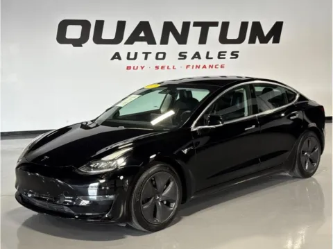 Black 2019 Tesla Model 3 Long Range Sedan 4D for sale in Garden Grove, CA