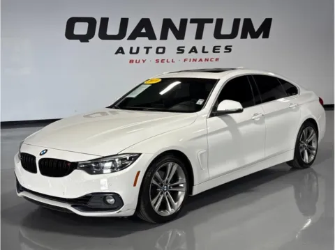 White 2019 BMW 4 Series 430i Gran Coupe Sedan 4D for sale in Garden Grove, CA