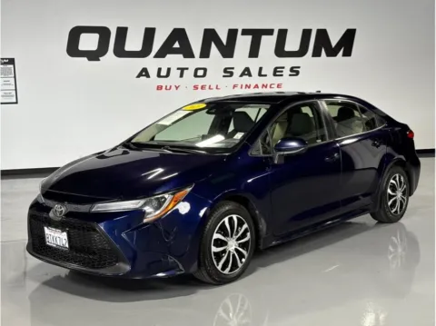 Blue 2021 Toyota Corolla LE Sedan 4D for sale in Garden Grove, CA