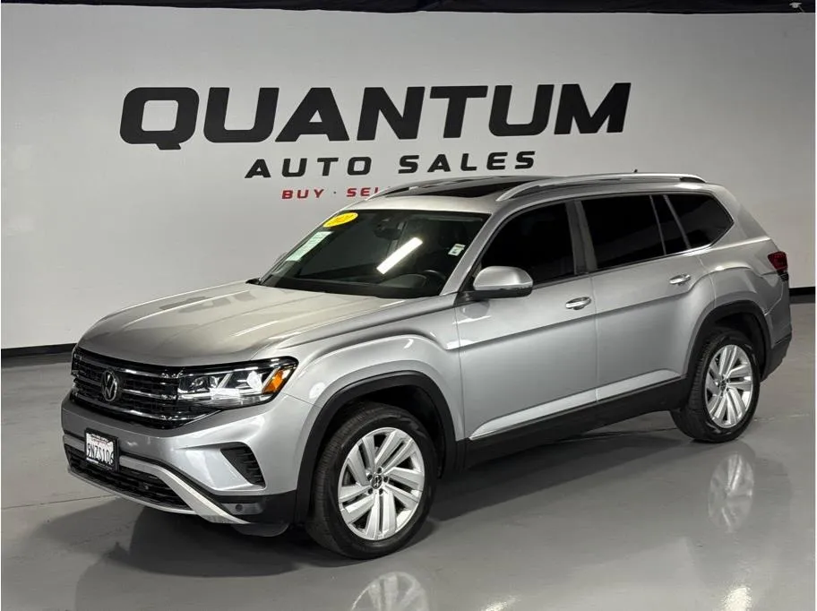 Silver 2021 Volkswagen Atlas SEL (2021.5) Sport Utility 4D for sale in Garden Grove, CA
