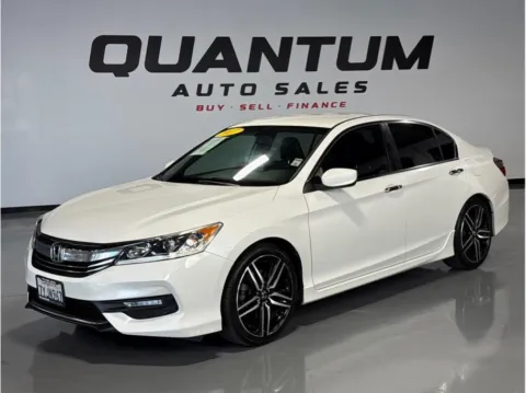White 2017 Honda Accord Sport Sedan 4D for sale in Garden Grove, CA