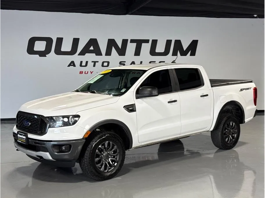 White 2020 Ford Ranger SuperCrew XLT Pickup 4D 5 ft for sale in Garden Grove, CA
