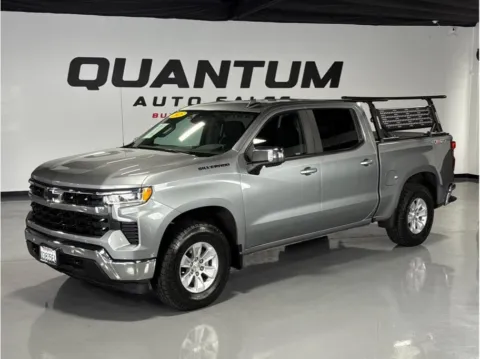 Gray 2025 Chevrolet Silverado 1500 Crew Cab LT Pickup 4D 5 3/4 ft for sale in Garden Grove, CA