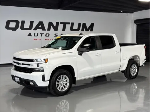 White 2020 Chevrolet Silverado 1500 Crew Cab RST Pickup 4D 5 3/4 ft for sale in Garden Grove, CA