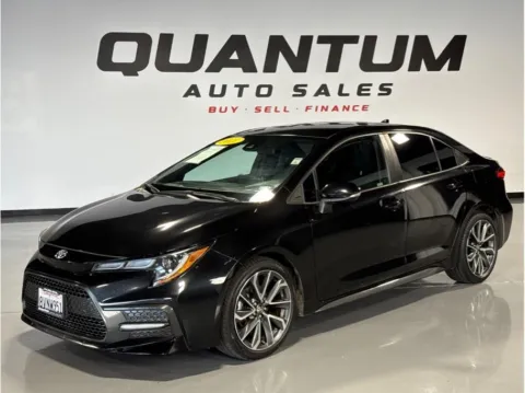 Black 2021 Toyota Corolla SE Sedan 4D for sale in Garden Grove, CA