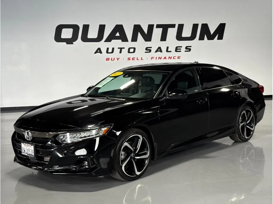 Black 2022 Honda Accord Sport Sedan 4D for sale in Garden Grove, CA